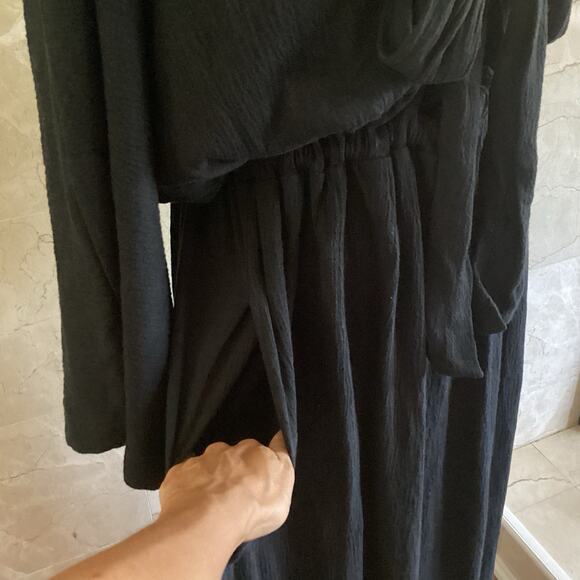 FP Beach Free-est Endless Nights Maxi Dress - Medium, Black Boho Chic Resortwear - Picture 10 of 13